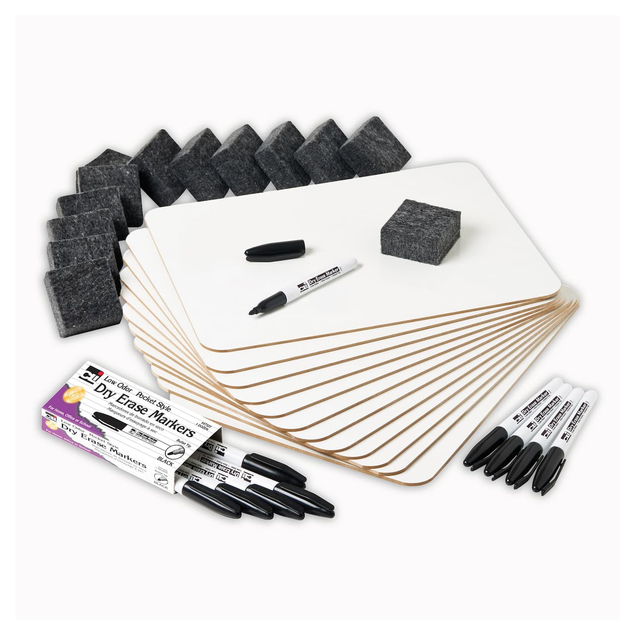 Dry-Erase Classpack with Markers and Erasers